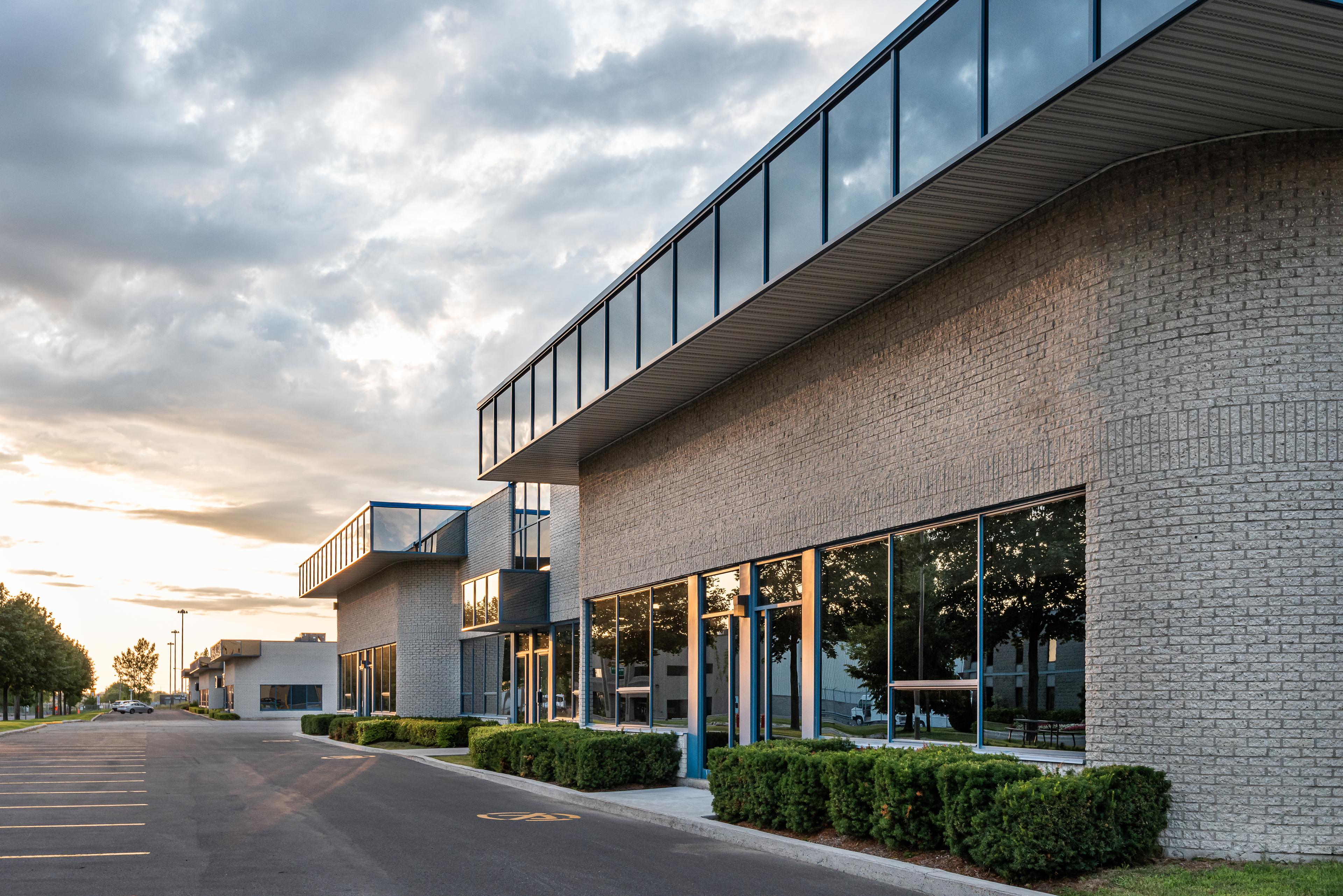 Landscape shot of building